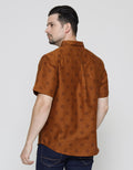 Details Print Deer Men's Short Shirt
