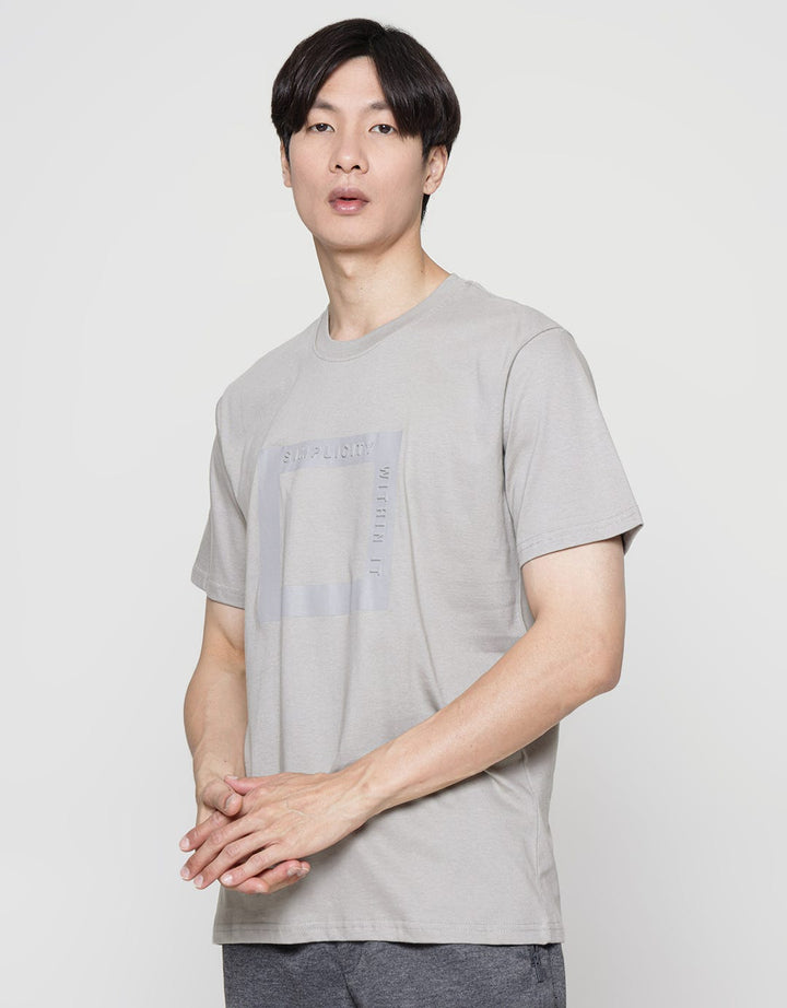 Details Short Sleeve T-Shirt Emboss Square