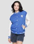 Nevada Solid Varsity Jaket Wanita
