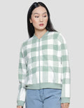 Nevada Checked Pattern Jaket Wanita