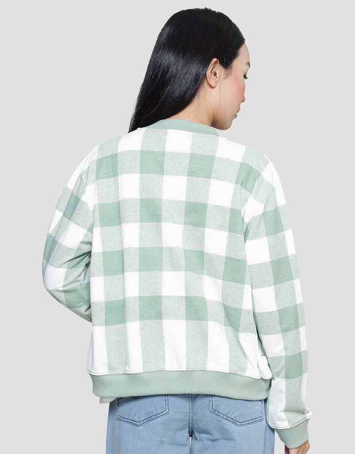 Nevada Checked Pattern Jaket Wanita