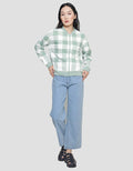 Nevada Checked Pattern Jaket Wanita