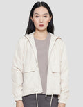 Nevada Women's Jacket Solid Hoodie Zipper And Pocket