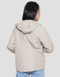 Nevada Women's Jacket Solid Hoodie Zipper And Pocket