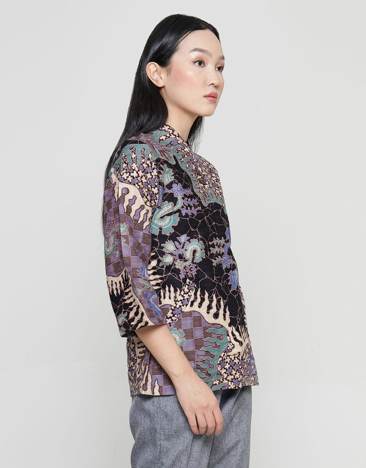 Adikusuma Batik Gajah Uling 2 Blouse Wanita