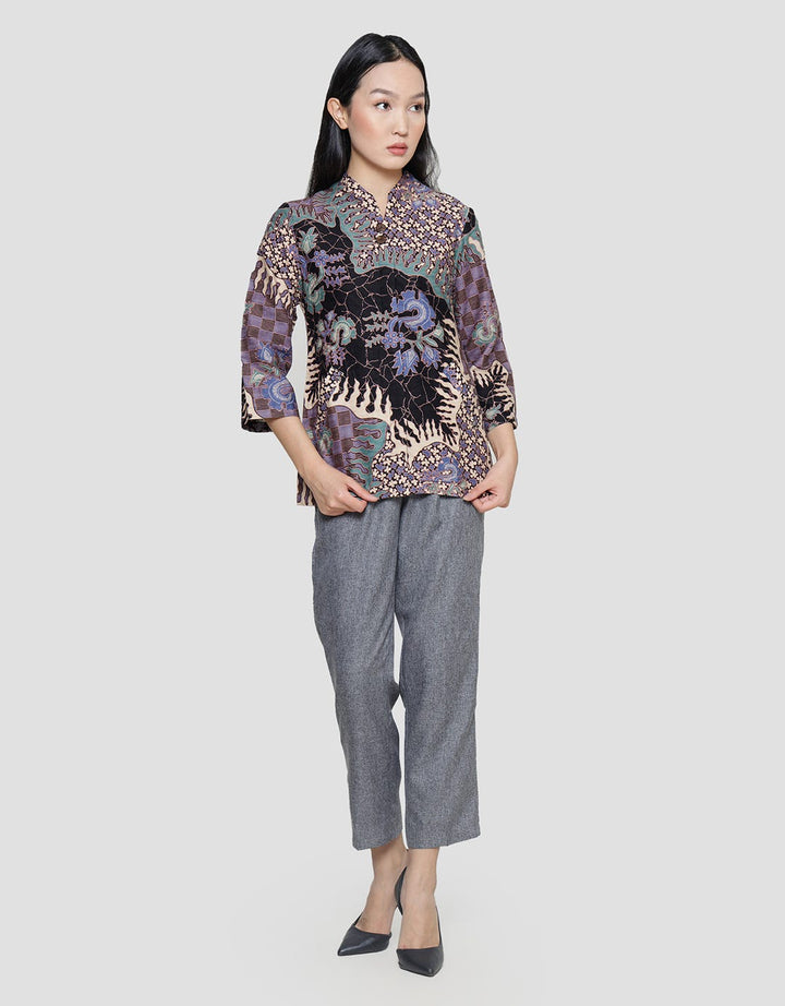 Adikusuma Batik Gajah Uling 2 Blouse Wanita