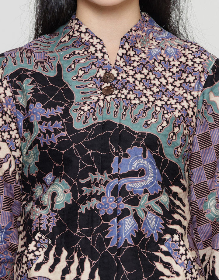 Adikusuma Batik Gajah Uling 2 Blouse Wanita