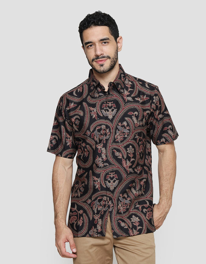 Adikusuma Men's Ukel Wulu Batik Shirt