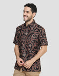 Adikusuma Men's Ukel Wulu Batik Shirt