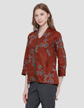 Arjuna Weda Batik Sekar Jagad Women's Blouse