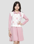 Nevada Flower With Vest Dress Anak Perempuan