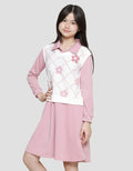 Nevada Flower With Vest Dress Anak Perempuan