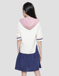Nevada Midi Dress Lengan Pendek With Hoodie Anak Perempuan