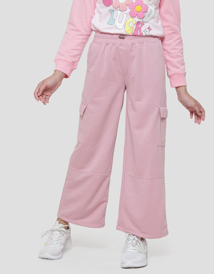 Nevada Cargo Wideleg Celana Panjang Anak Perempuan