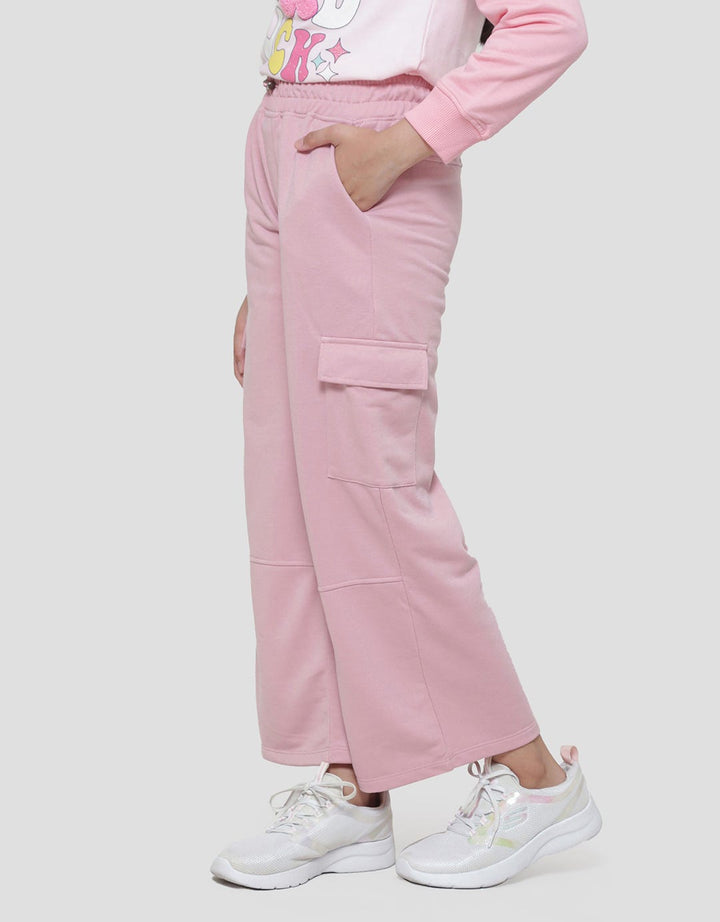 Nevada Cargo Wideleg Celana Panjang Anak Perempuan