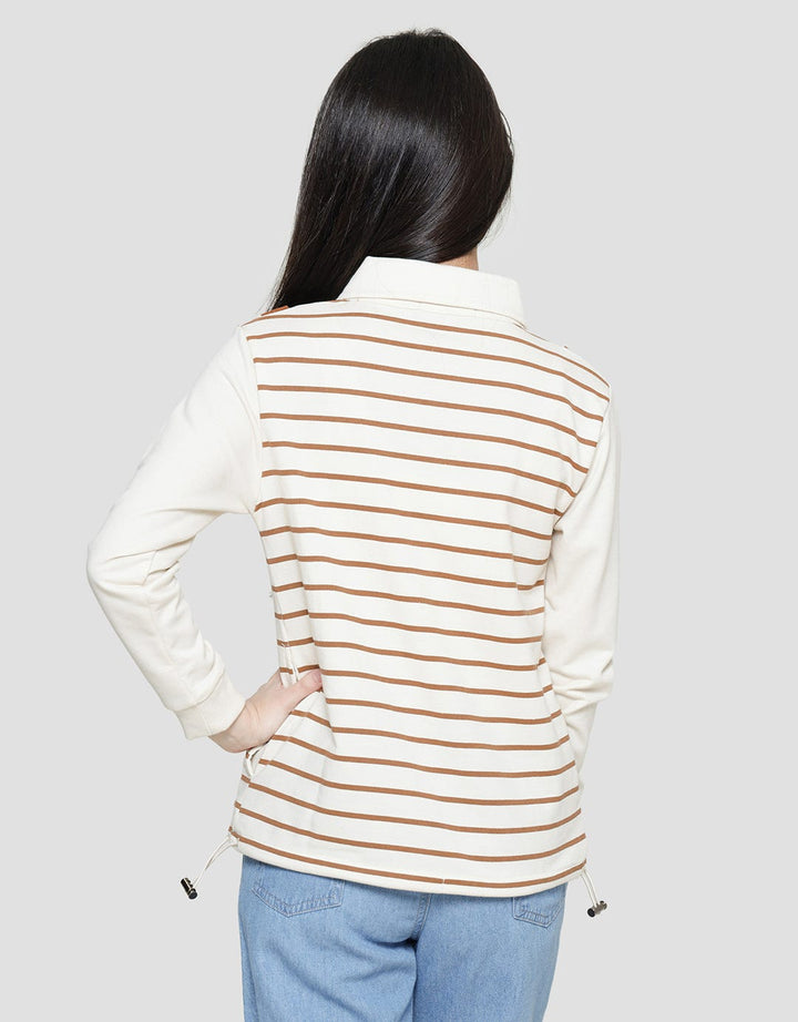 Nevada Hundstooth Stripe Sweater Vest Anak Perempuan