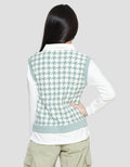 Nevada Hundstooth Sweater Vest Girls