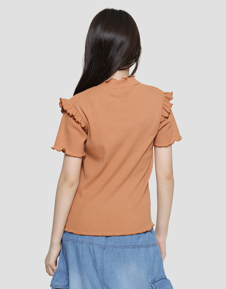 Nevada Ruffle Unicorn Girls T-Shirt