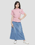 Nevada Ruffle Butterfly Kaos Anak Perempuan