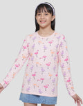 Nevada Fullprint Flaminggo Kaos Lengan Panjang Anak Perempuan