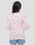 Nevada Fullprint Flaminggo Kaos Lengan Panjang Anak Perempuan