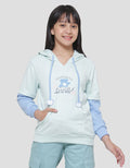 Nevada Cut N Sewn Chenille Bear Sweater Hoodie Anak Perempuan