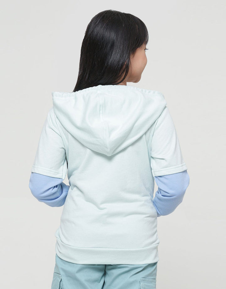 Nevada Cut N Sewn Chenille Bear Sweater Hoodie Anak Perempuan