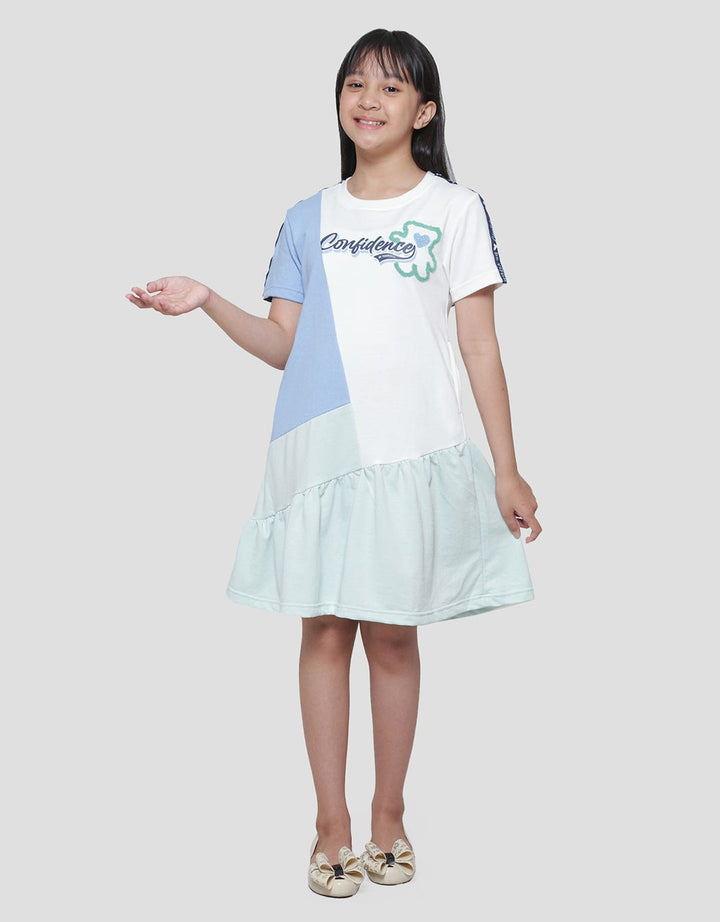 Nevada Knit Cut N Sewn Chenille Bear Midi Dress for Girls