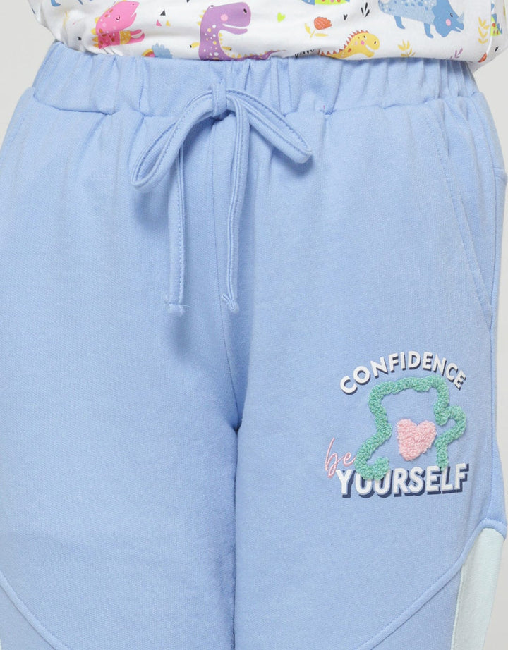 Nevada Cut N Sewn Chenille Bear Jogger Girls