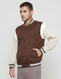Details Jaket Bomber Fleece New Pria