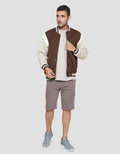 Details Jaket Bomber Fleece New Pria