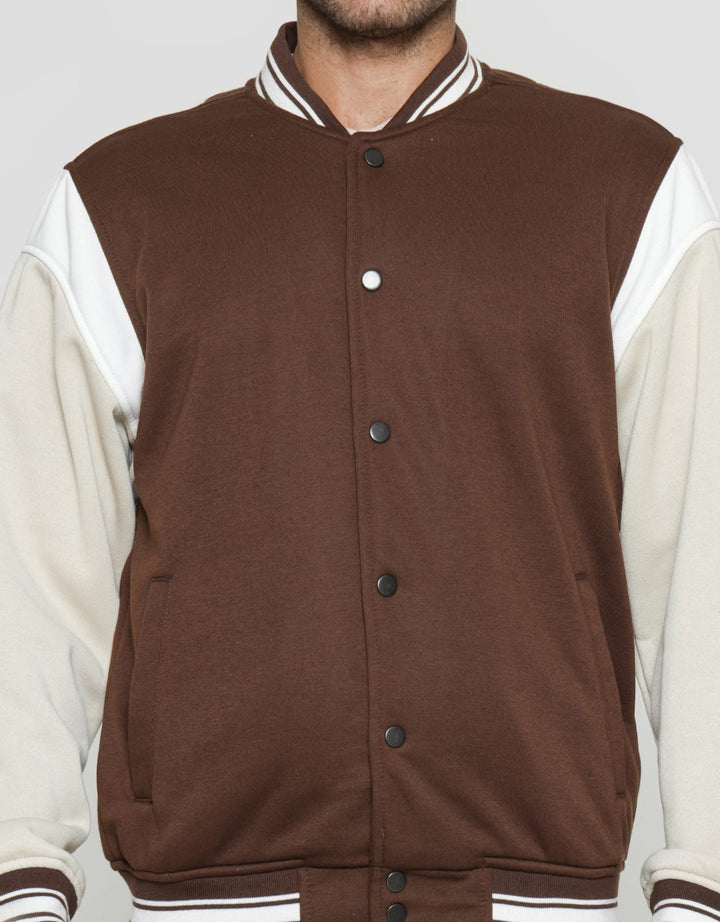 Details Jaket Bomber Fleece New Pria