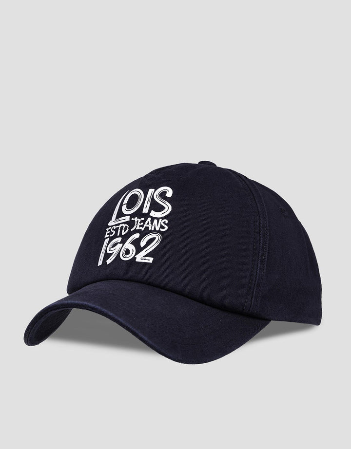 Lois 1962 Logo Embro Topi Pria