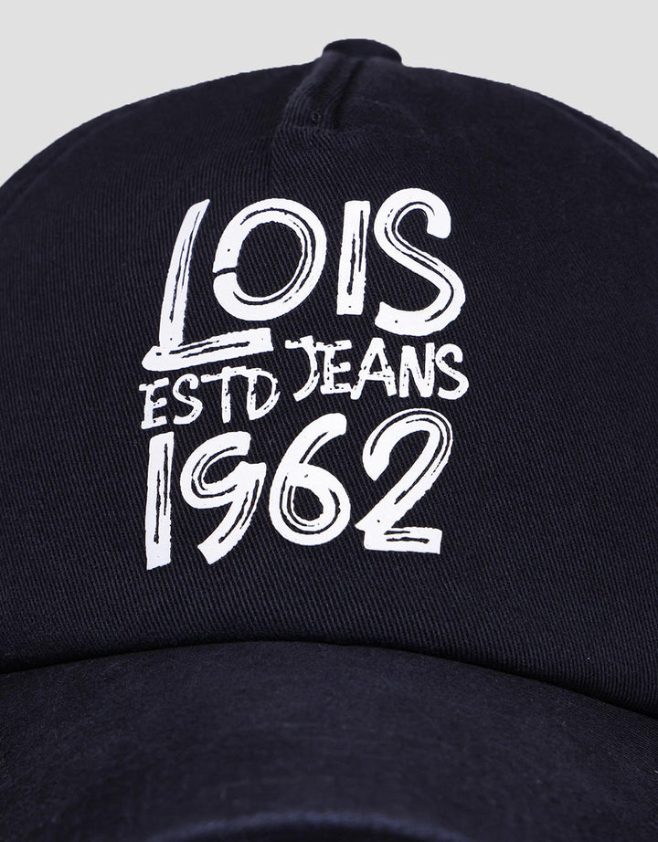 Lois 1962 Logo Embro Topi Pria