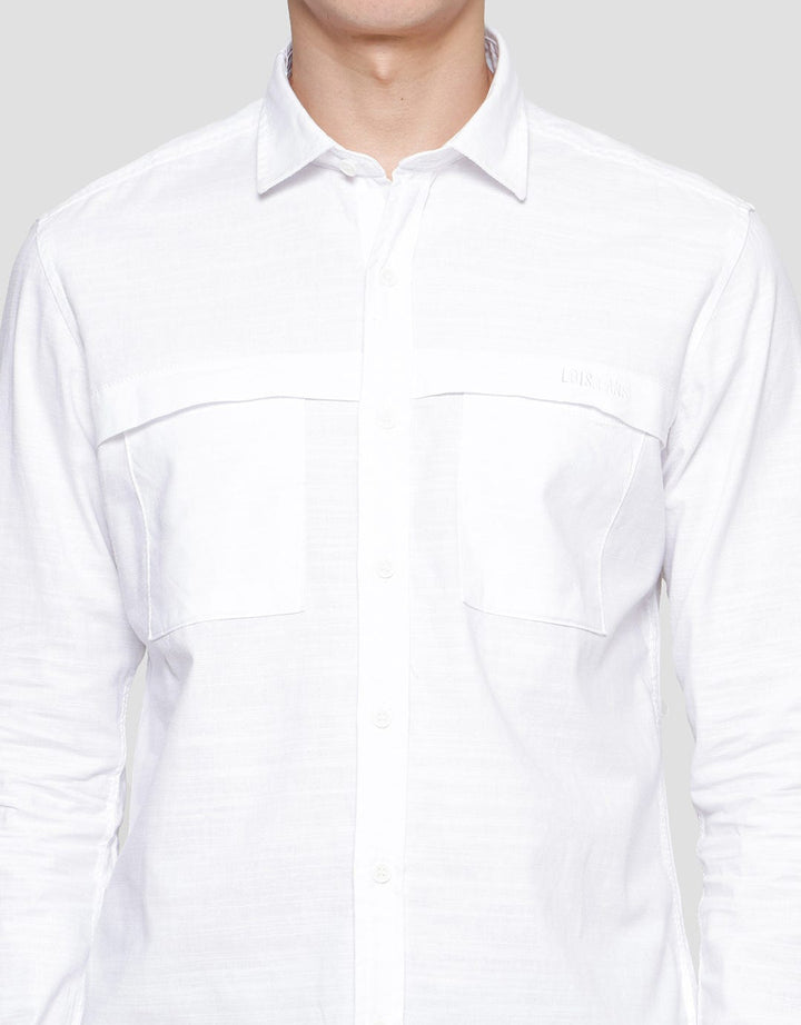 Lois Pocket Kemeja Lengan Panjang Pria