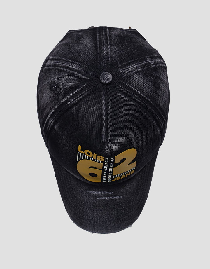 Lois Logo Washed Topi Casual Pria