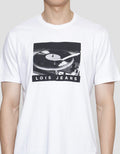 Lois Phonograph Print Men's Short Sleeve T-Shirt