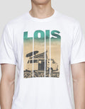 Lois Basic Casual Print Kaos Pria