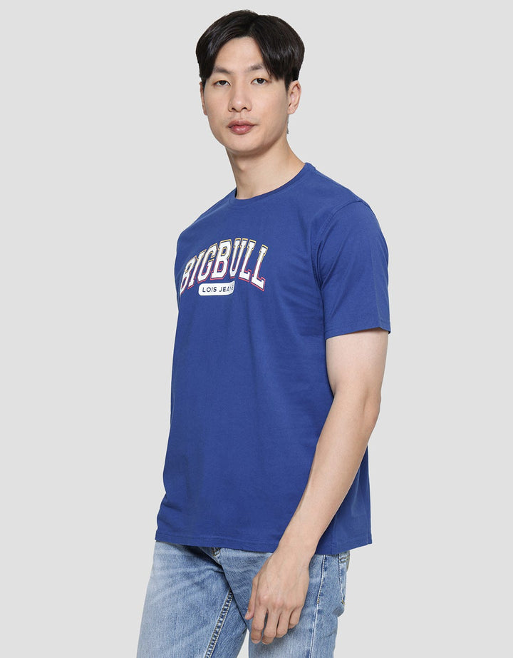 Lois Basic Logo Print Kaos Casual Pria
