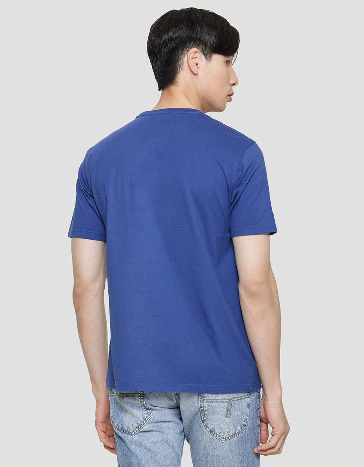 Lois Basic Logo Print Kaos Casual Pria