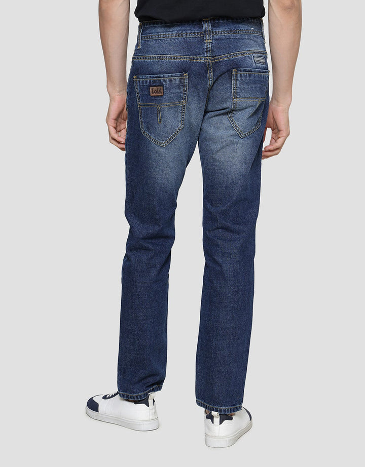 Lois Slim Fit Washed Celana Jeans Pria