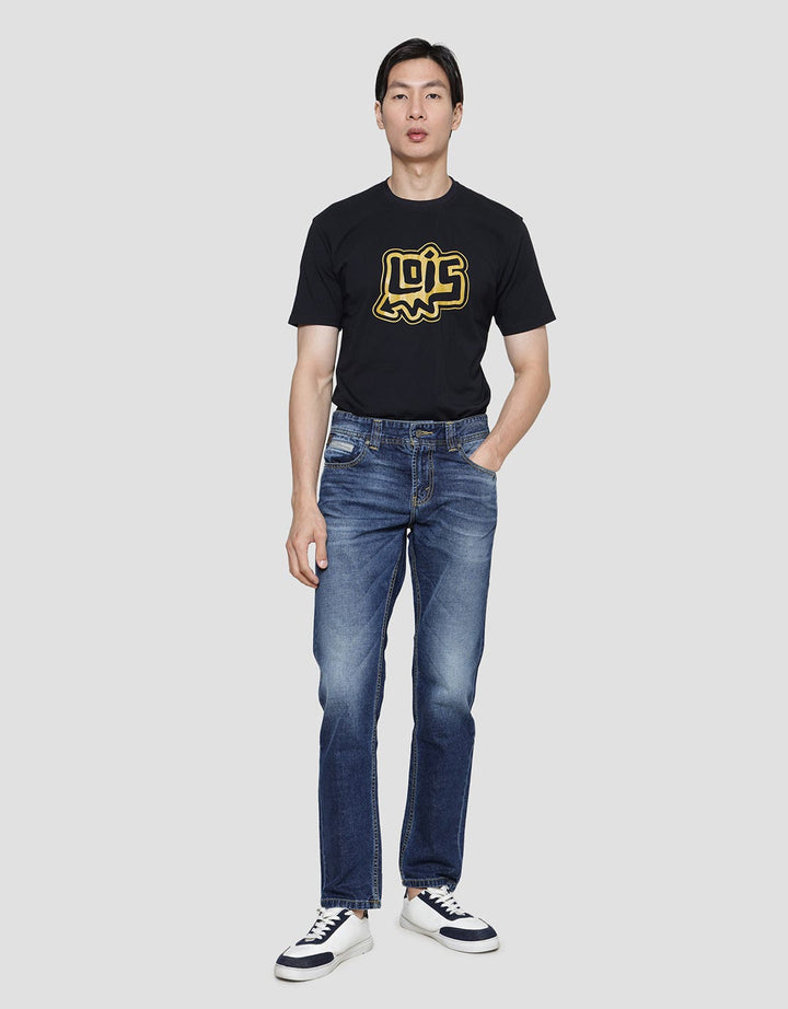 Lois Slim Fit Washed Celana Jeans Pria