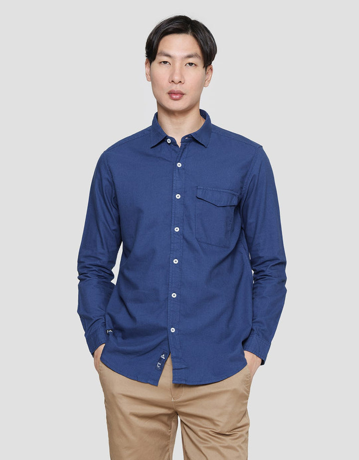 Lois Basic Kemeja Lengan Panjang Pria