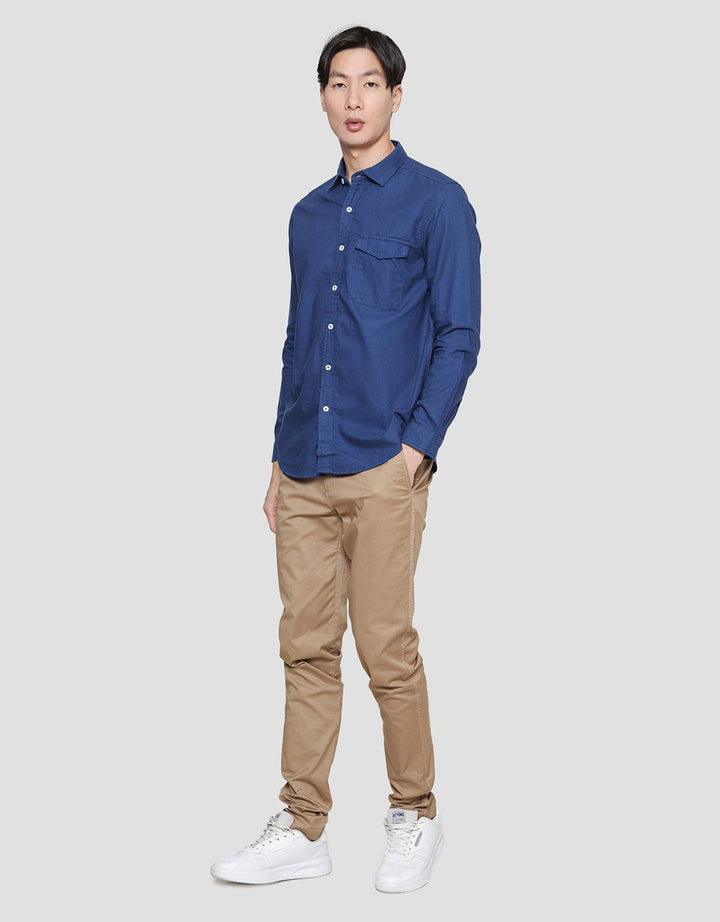 Lois Basic Kemeja Lengan Panjang Pria