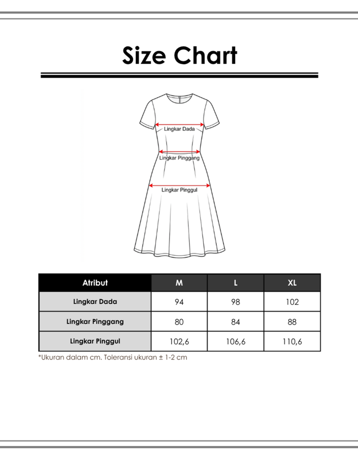 Cardinal Femme Button Dress Wanita