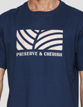 Nevada Men's Short Sleeve T-Shirt Preserve &amp; Cherish Print