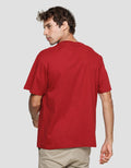 Nevada Kaos Lengan Pendek Pria Print Leaf