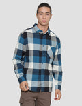 Nevada Men's Long Sleeve Shirt Print Check Flannel