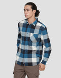Nevada Men's Long Sleeve Shirt Print Check Flannel