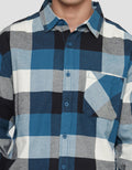 Nevada Men's Long Sleeve Shirt Print Check Flannel